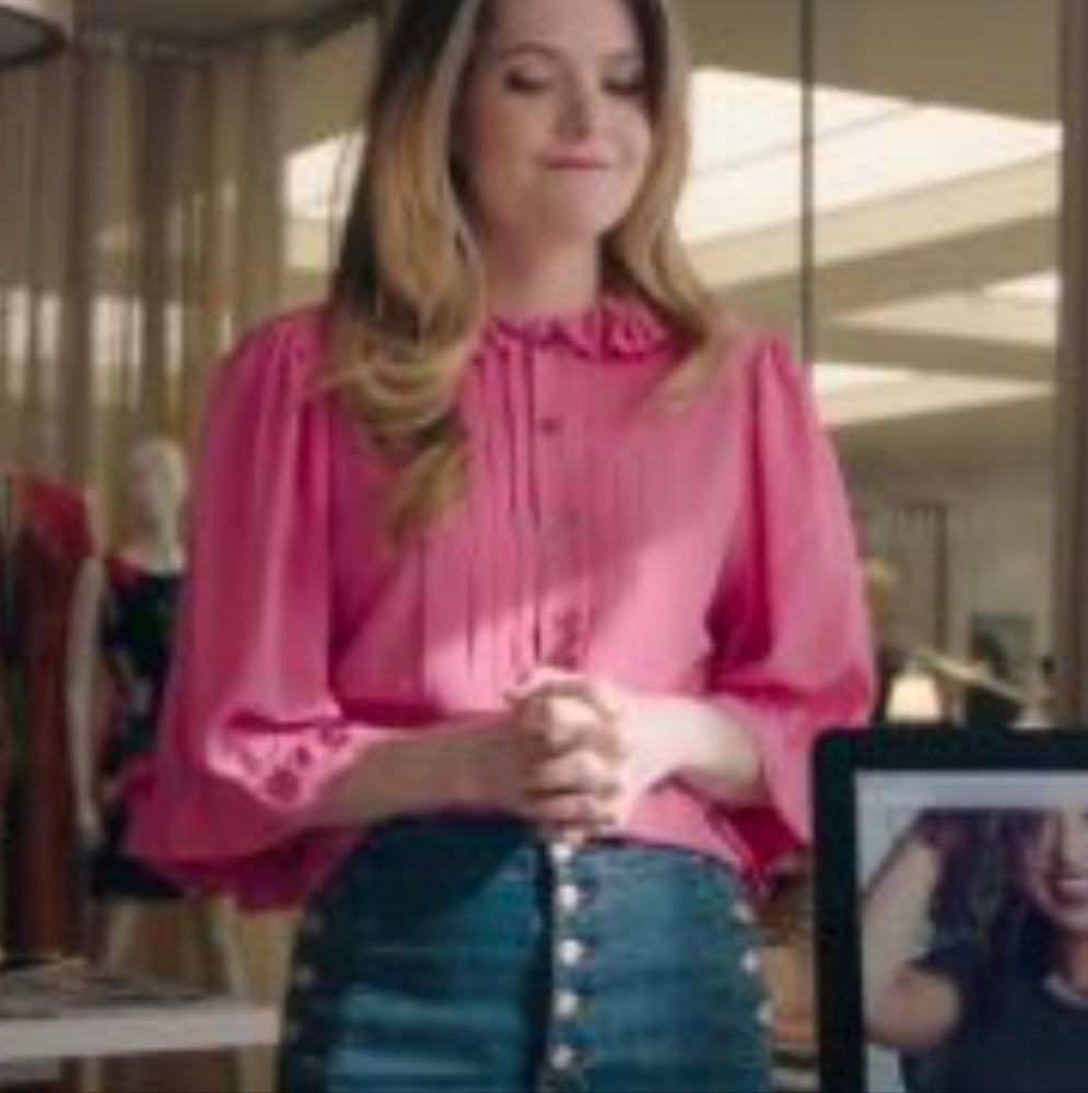 Isabel Marant Pink Ruffled Top - Picture 8 of 9